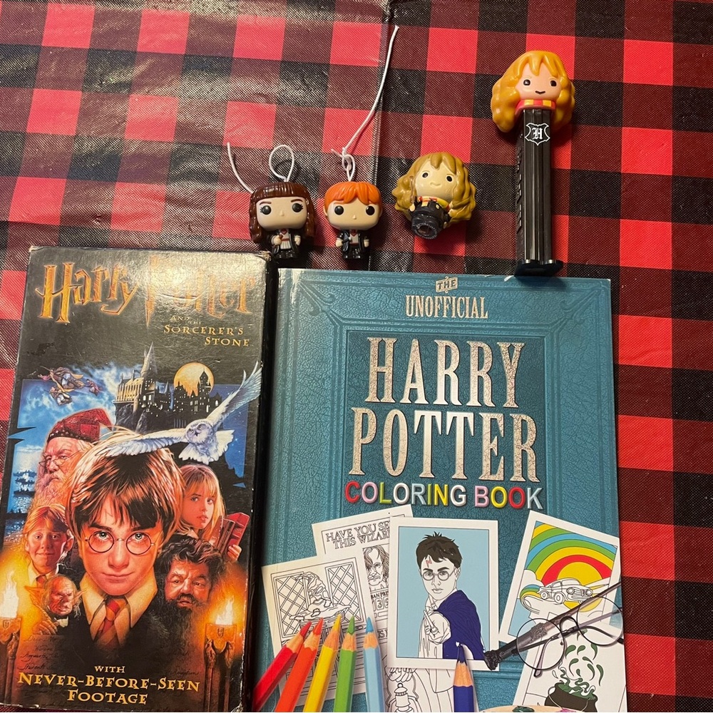Warner Bros. Harry Potter Action Figures & Coloring Set
